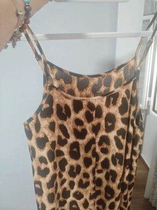 Vestido Leopardo Shein Talla M