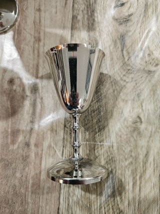 Copas de licor de plata