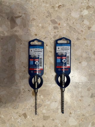 2 Brocas Bosch SDS Plus-7X para Hormigón