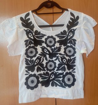 Blusa Bordada Mexicana (XS/S)