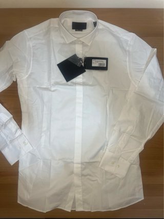 Camisa Phillip Plein Blanca Talla S Nueva