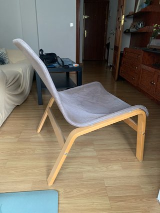 Sillón Ikea Malla Madera