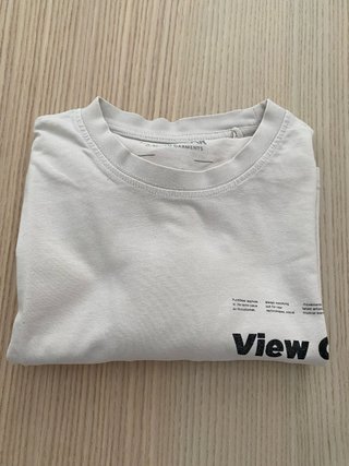 Camiseta Pull&Bear Blanca View