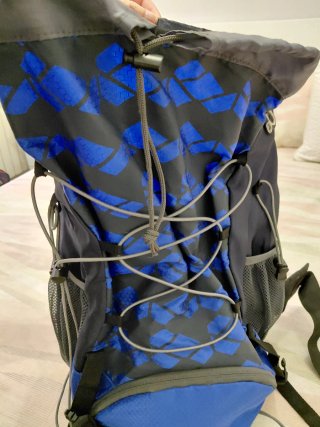 Mochila de Montaña Azul y Gris