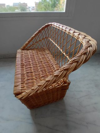 Arcón de mimbre