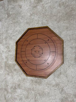 Tablero Crokinole Octogonal