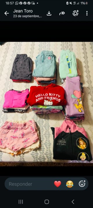 Ropa de niña invierno/otoño Tallas 4-7 años