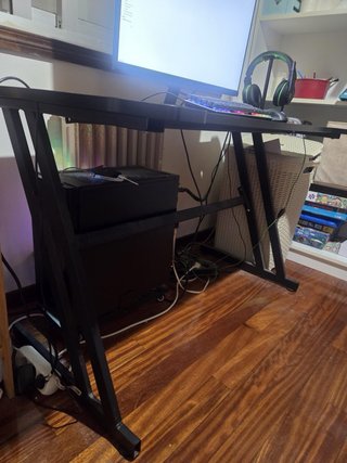 Escritorio Gaming 160x60 cm Negro