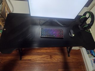 Escritorio Gaming 160x60 cm Negro