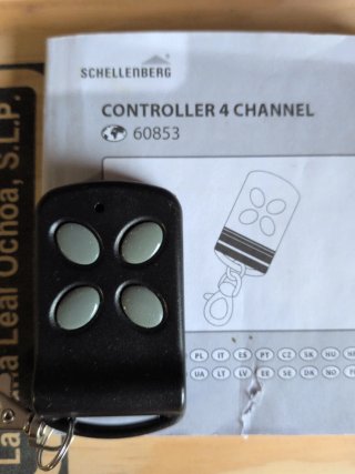 Mando a distancia para garaje schellenberg 60853