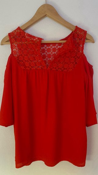 Blusa Roja Naf Naf