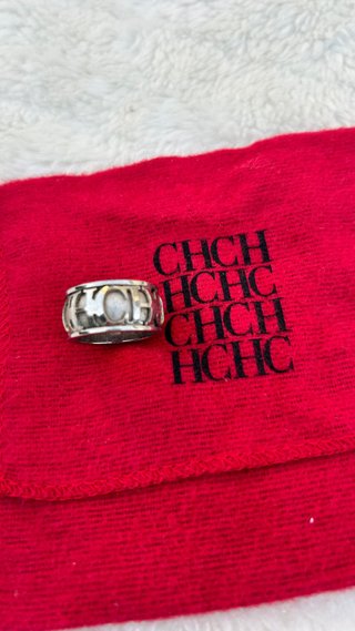 Anillo Carolina Herrera CHCH Plata