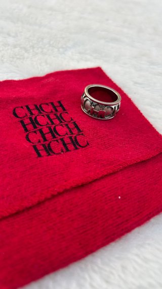 Anillo Carolina Herrera CHCH Plata