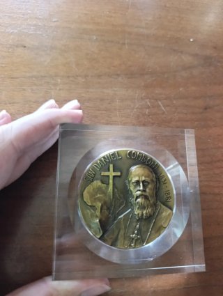 Medalla Bronce San Daniel Comboni 1831-1881