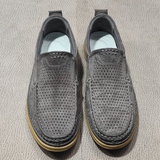 Zapatos Náuticos de Gamuza Gris Talla 42