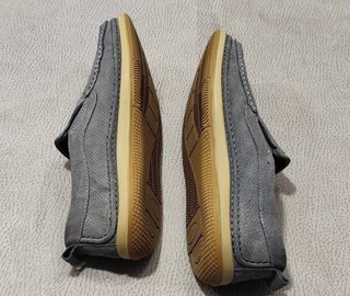 Zapatos Náuticos de Gamuza Gris Talla 42
