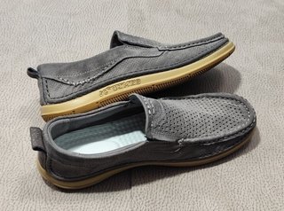 Zapatos Náuticos de Gamuza Gris Talla 42