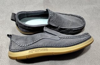 Zapatos Náuticos de Gamuza Gris Talla 42