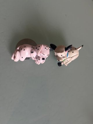 2 Figuras Dálmatas Disney