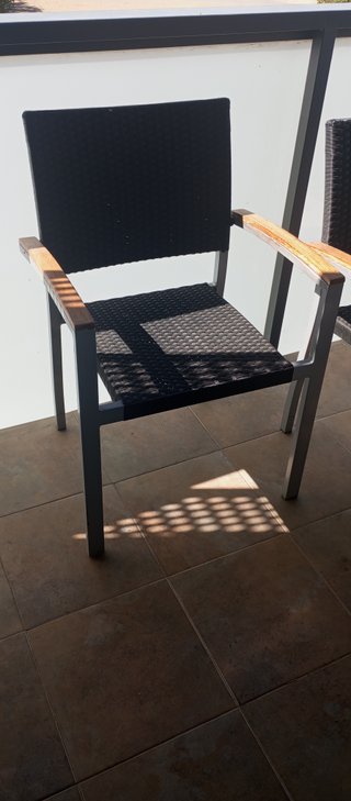 Conjunto Mesa y 2 Sillas de Terraza