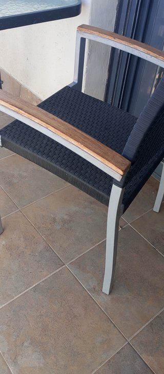 Conjunto Mesa y 2 Sillas de Terraza