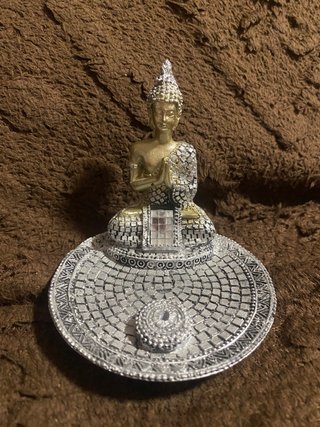 Figura Buda Sentado Decorativa