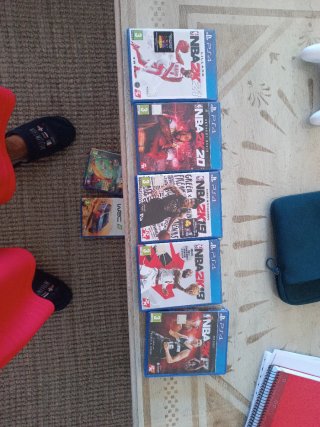 Lote NBA 2K17, 18, 19, 20 y 21 PS4