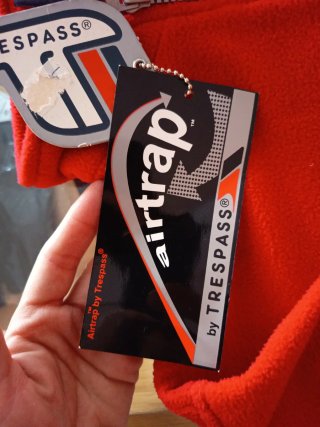 Sudadera Trespass Airtrap Roja Talla S