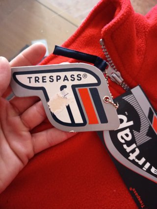 Sudadera Trespass Airtrap Roja Talla S