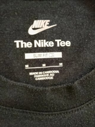 Nike camiseta negra mujer