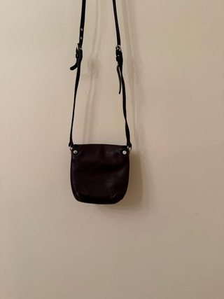 Bolso piel marrón pequeño