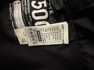 Pantalón esquí Decathlon negro niño/a 10-12 años