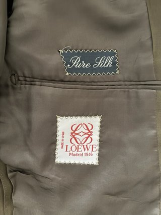 Loewe Américana Vintage Seda Hombre Talla 48