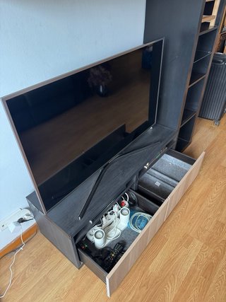Mueble TV, Auxiliar y Estantería