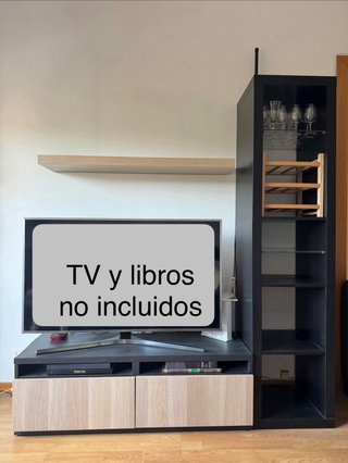 Mueble TV, Auxiliar y Estantería