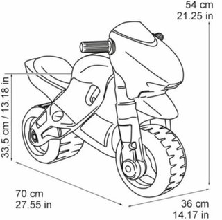 Moto Correpasillos FEBER Rosa