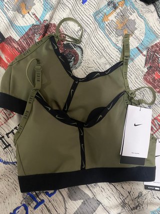Reggiseno sportivo Nike verde xs