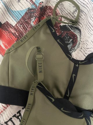 Reggiseno sportivo Nike verde xs