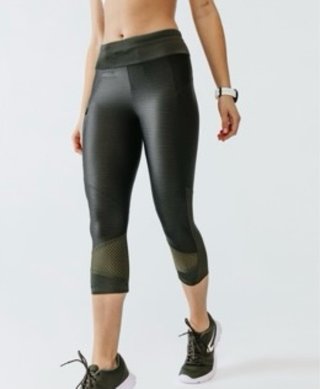 T-2XL. Mallas fitness verdes Kalenji.