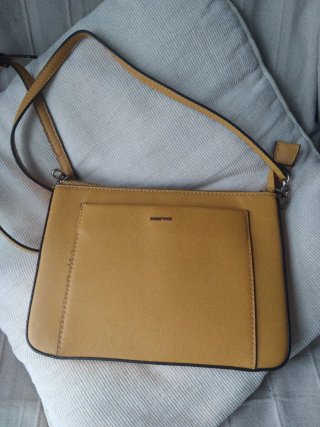 Bolso bandolera Parfois amarillo 24x18cm