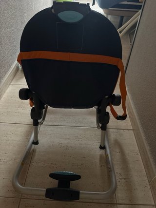 Mecedora/Hamaca bebé azul y naranja