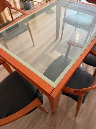 Conjunto Mesa de Comedor y 6 Sillas