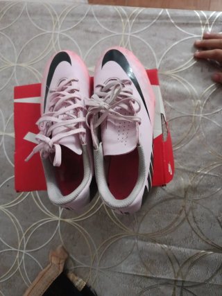 Zapatillas Fútbol Nike Talla 34 Rosas Seminuevas