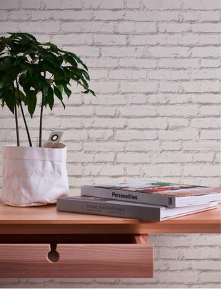 Rollo de papel pintado efecto piedra