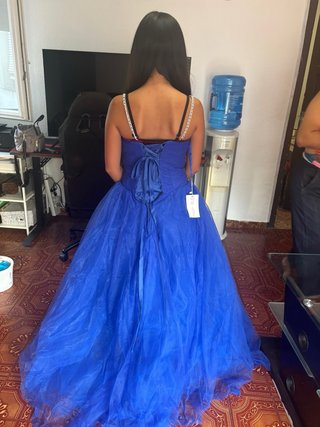Vestido de Quinceañera Azul