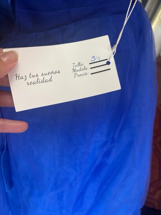 Vestido de Quinceañera Azul