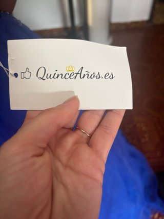Vestido de Quinceañera Azul