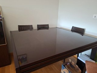 Mesa Comedor , 130x130, extensible a 260x130