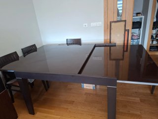 Mesa Comedor , 130x130, extensible a 260x130