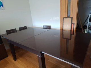 Mesa Comedor , 130x130, extensible a 260x130